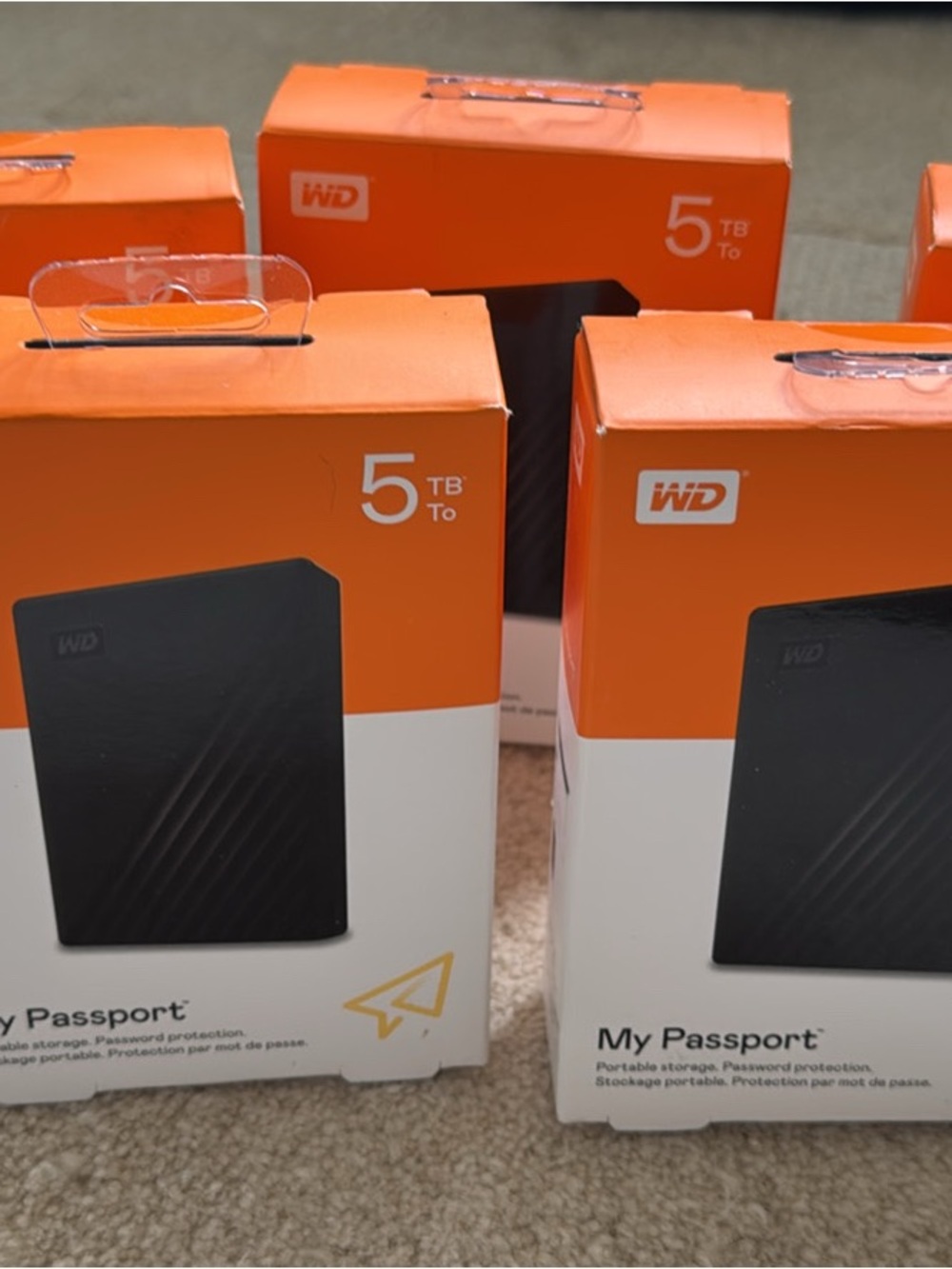 WD My Passport 5TB External Hard Drive